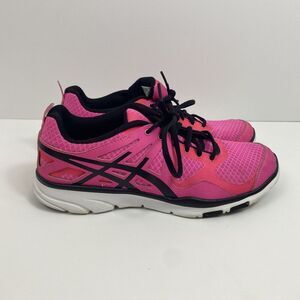Asics Womens Size‎ 9 Hot Pink Black Gel Sustain S378N Running Shoes